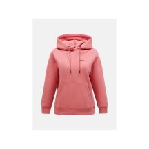 Peak Performance W Original Small Logo Hood Pink
