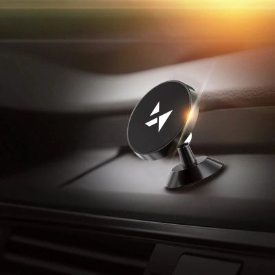 17. Wozinsky Magnetic Car Mount for Dashboard 360 Self-Adhesive Black (WMH-05)
