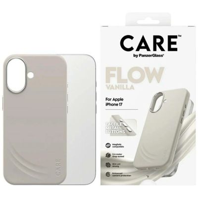 CARE by PanzerGlass FLOW MagSafe Case for iPhone 17 - Beige