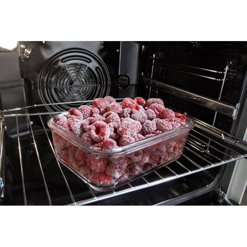 29. GORENJE GECS6B70CLI Retro electric cooker 60 cm | ExtraSteam | AirFry | FrozenBake | cream