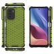 2. Honeycomb Case armor cover with TPU Bumper for Xiaomi Redmi K40 Pro+ / K40 Pro / K40 / Poco F3 green