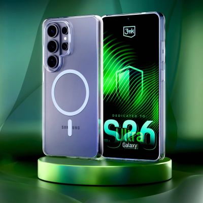 8. 3mk Clear MagCase for Samsung Galaxy S26 Ultra - transparent