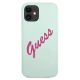 3. Guess GUHCP12SLSVSBF iPhone 12 mini 5.4" blue fuchsia/blue fuschia hardcase Silicone Vintage
