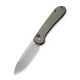 CIVIVI Button Lock Elementum Dark Green Micarta knife