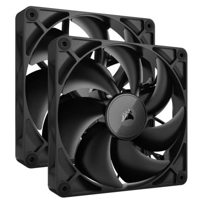 5. Corsair iCUE LINK RX140 Computer Case Fan 14 cm Black 2 pcs.