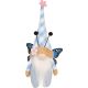 2. BLUE BUTTERFLY GNOME 25CM SPRING DECORATION