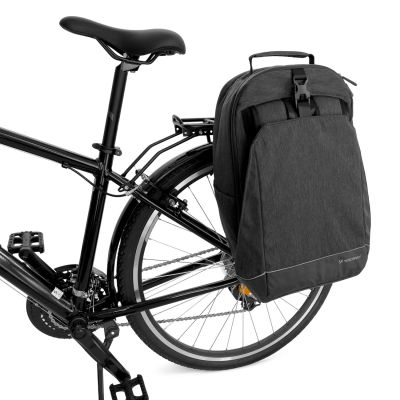 4. Wozinsky bicycle trunk bag, bicycle backpack with frame, 2-in-1, 40l, black (WBB33BK)