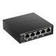 2. D-Link DGS-1005P/E Network Link Unmanaged Gigabit Ethernet (10/100/1000) PoE Support Black