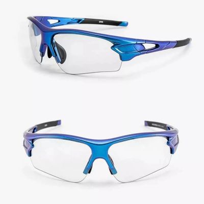 Rockbros 10069 Photochromic UV400 Cycling Glasses - Blue