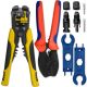 6. QOLTEC SOLAR TOOL KIT COMPATIBLE WITH MC4 CONNECTORS | CRIMPING TOOL + AUTOMATIC INSULATION STRIPPER