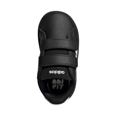 4. Adidas Grand Court 3.0 Kids Shoes Black KJ4371