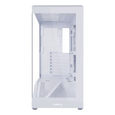 7. Lian Li Vector V100 PC Case, Midi-Tower, ATX, RGB, Tempered Glass - White