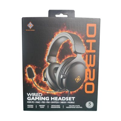 8. Deltaco Gaming GAM-190 Headphones/Headset Wired Headband Black