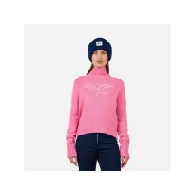 ROSSIGNOL W JCC SNOW ANGELS PULL pink women's sweater