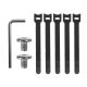 5. MACLEAN UNDERDESK CABLE ORGANIZER, MAX LOAD 5KG, WHITE MC-105 W