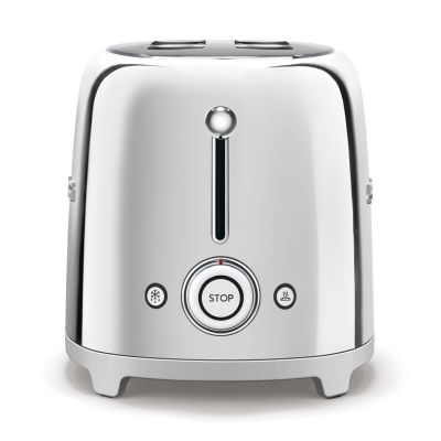 3. Smeg TSF02SSEU Toaster 4 Slices Chrome
