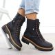 5. Women's black worker boots Rieker 72653-00