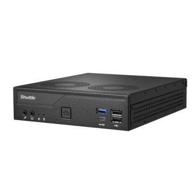 8. Shuttle XP? Slim DH610V2 Barebones PC Size 1.35L Black Intel H610 LGA 1700