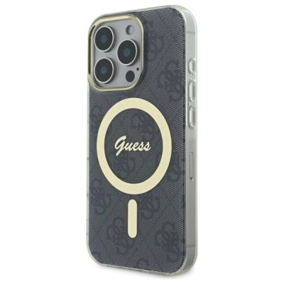 2. Guess IML 4G MagSafe iPhone 16 Pro Case - Black