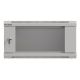 17. LANBERG WALL-HUNG RACK CABINET 19" 4U 540X350 GRAY GLASS DOOR (FLAT PACK)