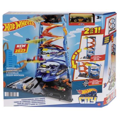 6. Hot Wheels City Transforming Racing Tower Set HKX43