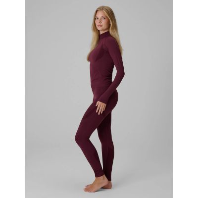 2. Seamless thermal ski base layer with quick-drying finish – women’s 4F leggings 4FWAW26USEAF325-60S