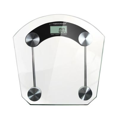 4. Esperanza Pilates EBS008K Bathroom Scale (transparent)