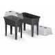 55. STANDING GREENHOUSE SEEDBED RESPANA SET ECOLINE 59.6x36.8x75.3CM ANTHRACITE
