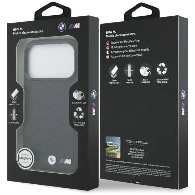 8. BMW M Shape Logo MagSafe Case for iPhone 17 Pro - Black