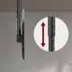 11. Maclean TV ceiling mount, max. load 60kg, 43-86", max. VESA 600x400, MC-112 B