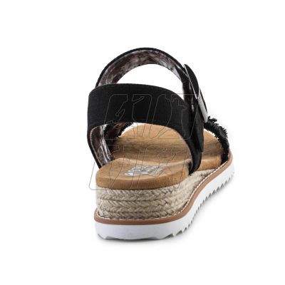 5. Skechers Espadrilles BOBS Adobe Princess W 113541-BLK Sandals 