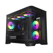 GameMax HYPE-M BK Micro Tower Computer Security & Mounts Black