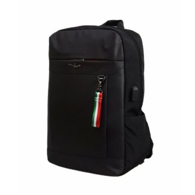 2. Aeronautica Militare Zaino City Backpack Black - AM-1553