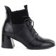 2. Women's insulated high-heeled ankle boots, black, Vinceza 58670