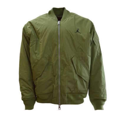 2. Air Jordan Essentials Renegade Men's Bomber Jacket Olive - FB7316-340