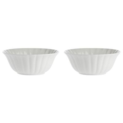 Set of 2 Ducale Salad Bowls - White, 23 cm