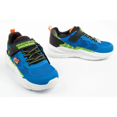 7. Skechers Meteor-Lights LED Children's Sports Shoes for Boys with Velcro