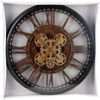 2. WALL CLOCK ROTARY MECHANISM 50CM BROWN