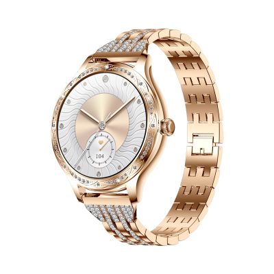 3. VELTORI VT350-1 Women's Smartwatch Rose Gold Bracelet