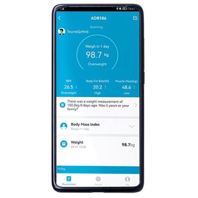 10. Smart bathroom scale ADLER AD 8186b