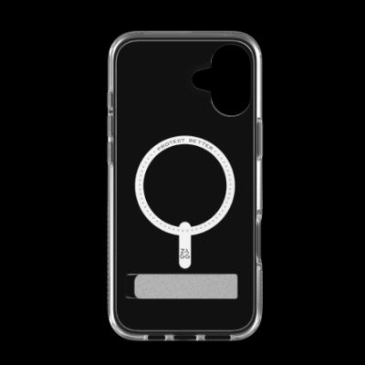2. ZAGG Crystal Palace Snap Kickstand MagSafe Case for iPhone 16 Plus - Clear