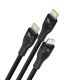 3. Baseus Flash Series 3 3in1 cable 100W USB-C - USB-C+USB-C+ Lightning 1.5m + 3 x 0.25 m - black