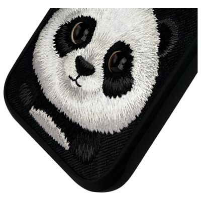 4. Nimmy Big Eyed Pet 2.0 Panda case for iPhone 16 Pro Max - black