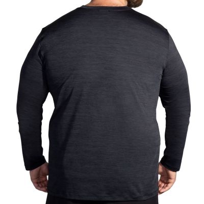 3. Men's Luxe Long Sleeve Running T-shirt, Black
