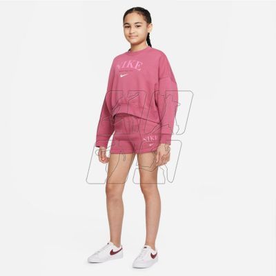 7. Nike Sportswear Trend Flc Crew Jr DV2563 633 sweatshirt