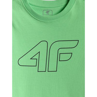 5. Boy's regular printed T-shirt 4F 4FJRSS26TTSHM3599-10S