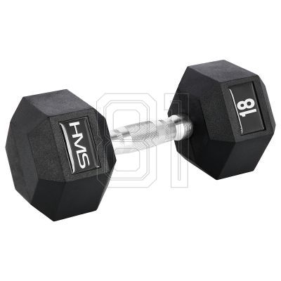 21. HMS HEX PRO 18 kg dumbbell