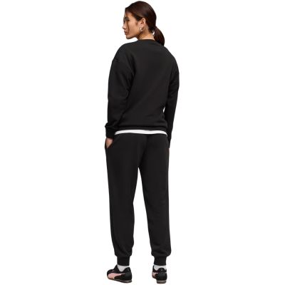 4. Puma Relaxed Sweat Suit Women's Tracksuit Black 691900 01