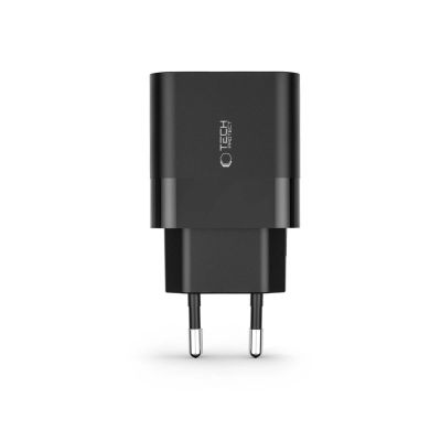 3. Tech-Protect C30W Charger USB-C PD 30W / USB-A QC 3.0 - Black