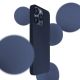 2. 3mk Silicone Case for iPhone 15 Pro - Navy Blue